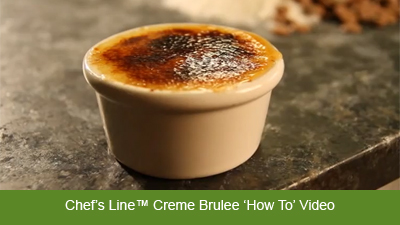 How to make Creme Brulee in under 60 seconds