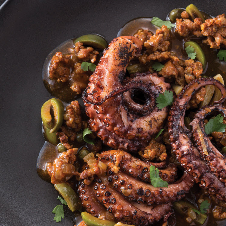 Grilled Baby Octopus
