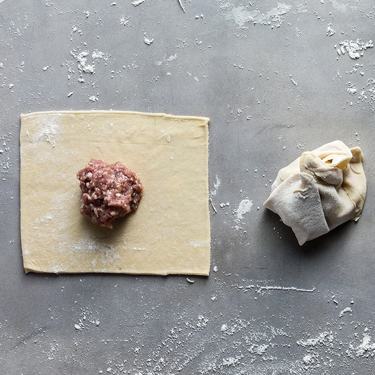 Lamb Manti Dumpling with Adjika Butter