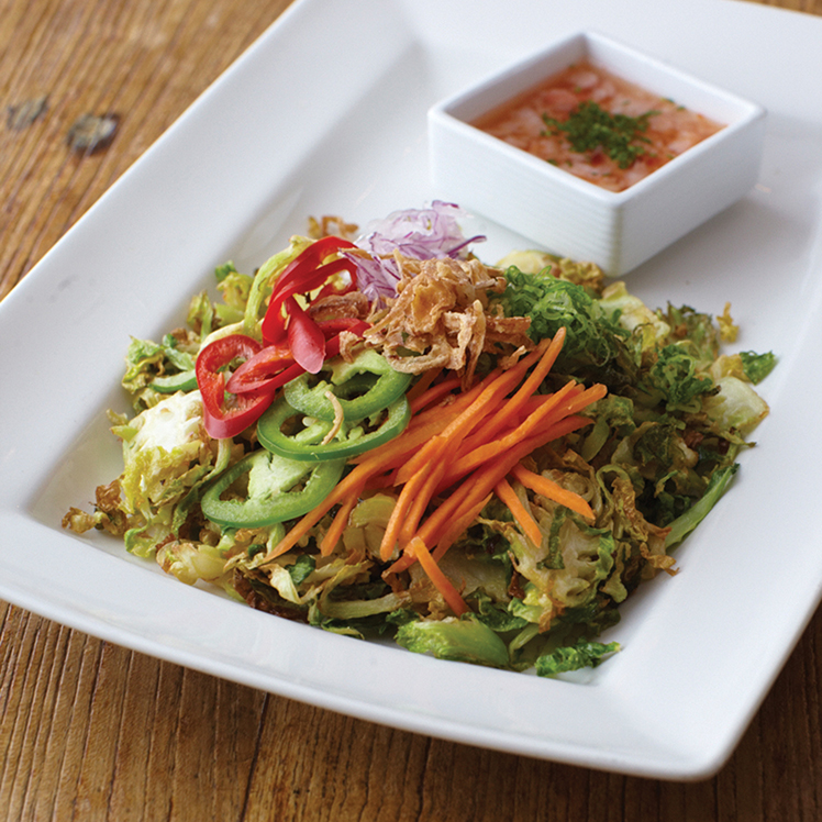 Crispy Brussels Sprouts Salad