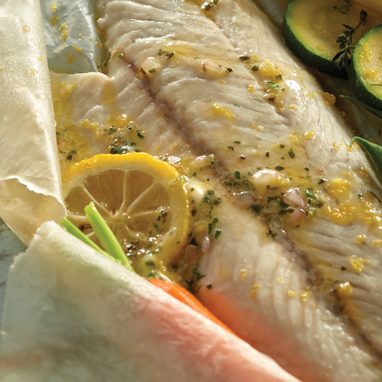Lemon Dill Barramundi en Papillote