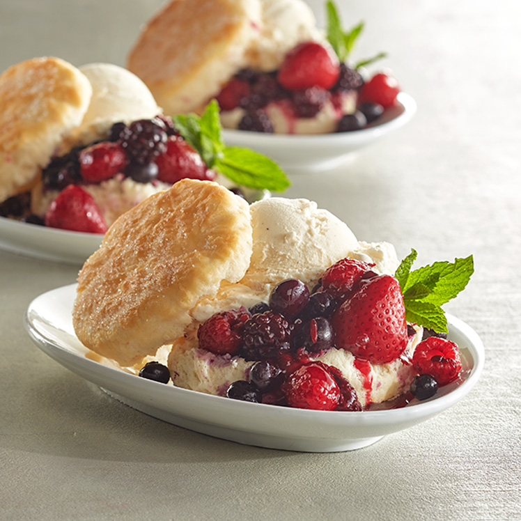 Mixed Berry Shortcake