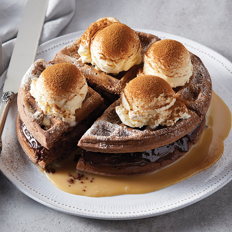 Chocolate Waffle Lava Cake