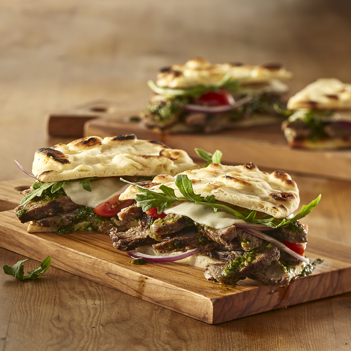 Fire Grilled Steak Naanwich