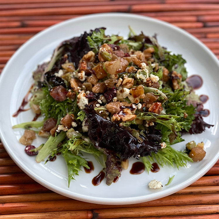 Diced Colorful Veggies Blend Salad