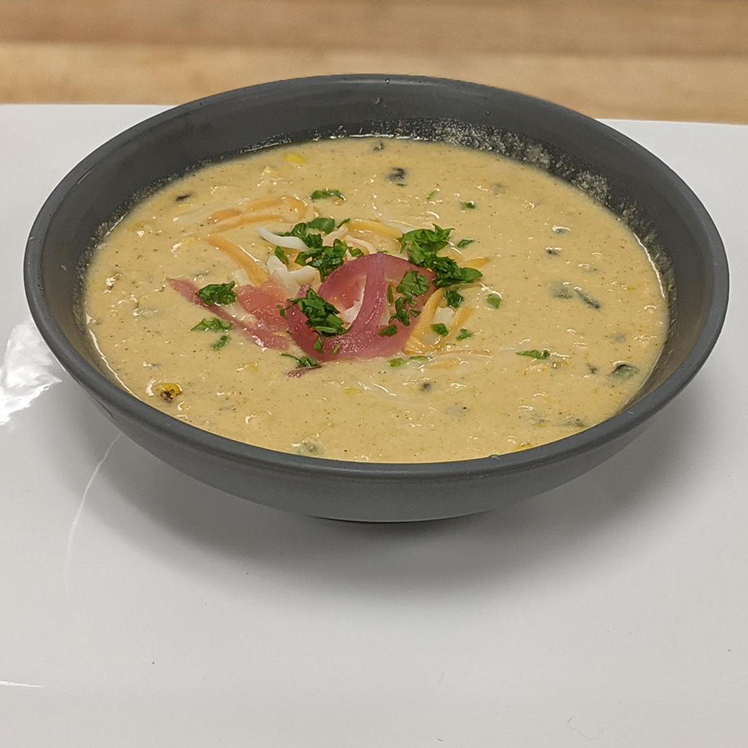 Three Cheese Chicken Chili Soup