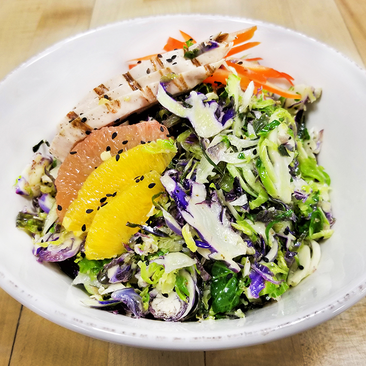 Shaved Brussels Sprout Citrus Salad