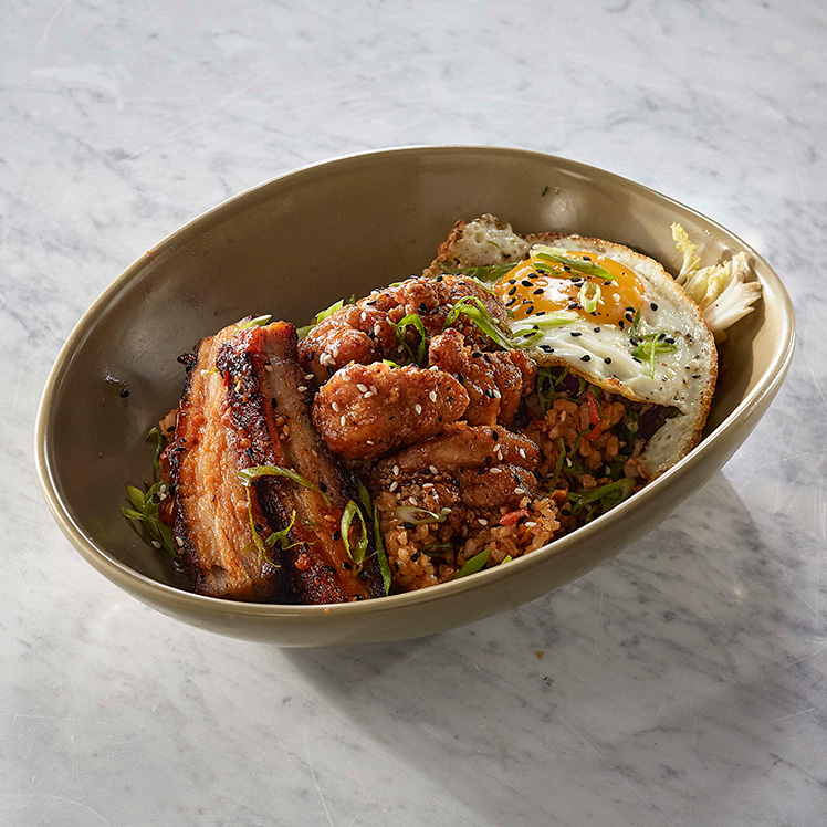 Kimchi Fried Rice Plate