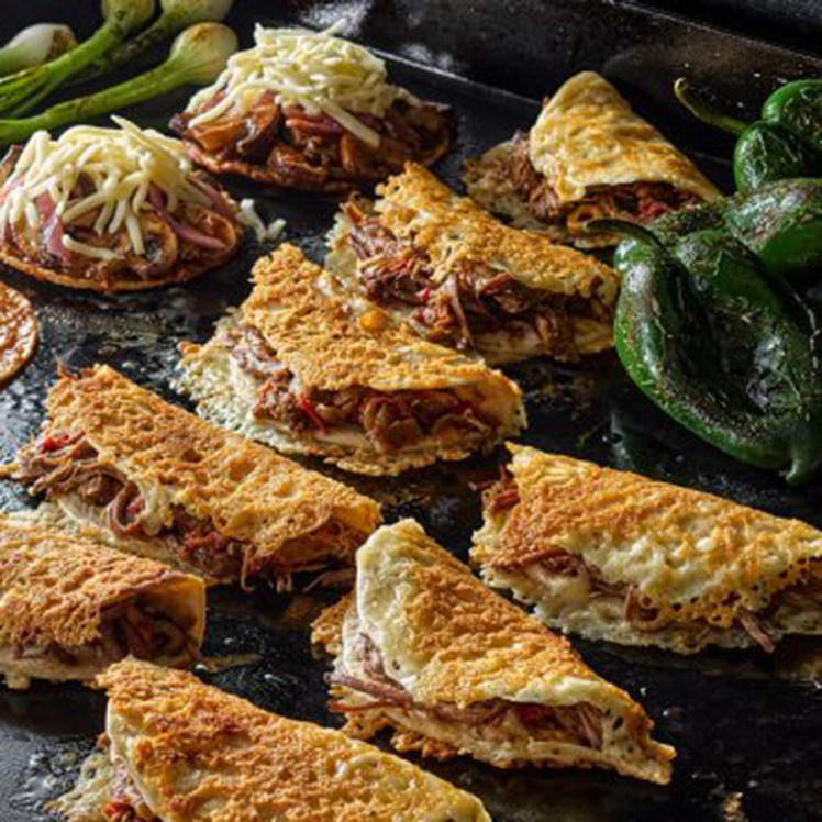 Three Cheese Ropa Vieja Tacos