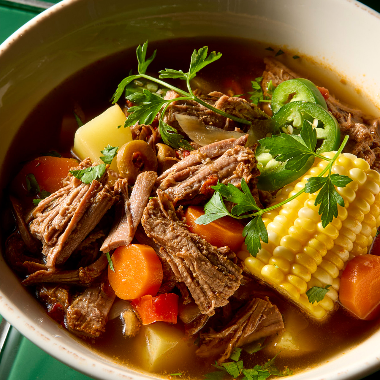 Sopa de Ropa Vieja