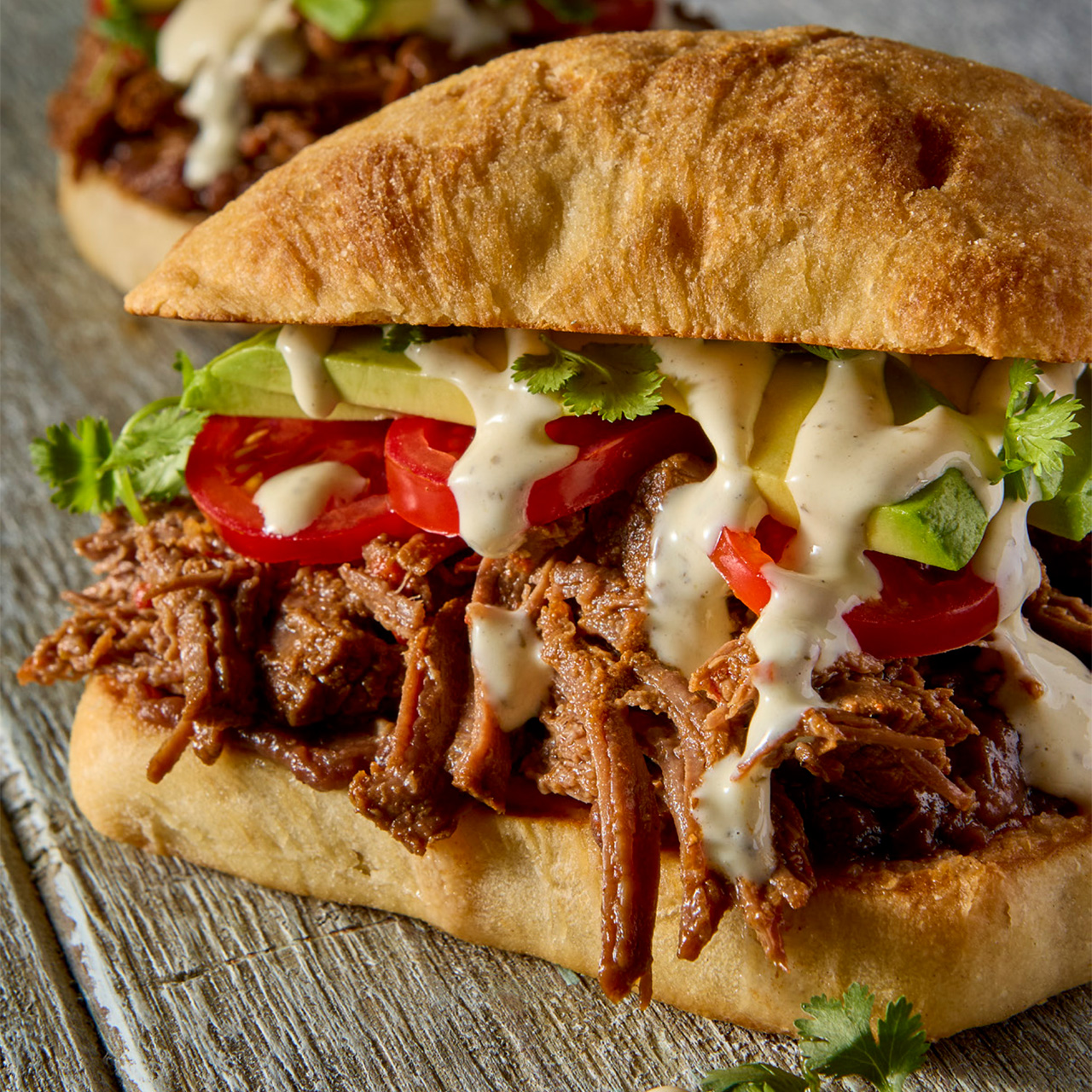 Ropa Vieja and Black Bean Torta