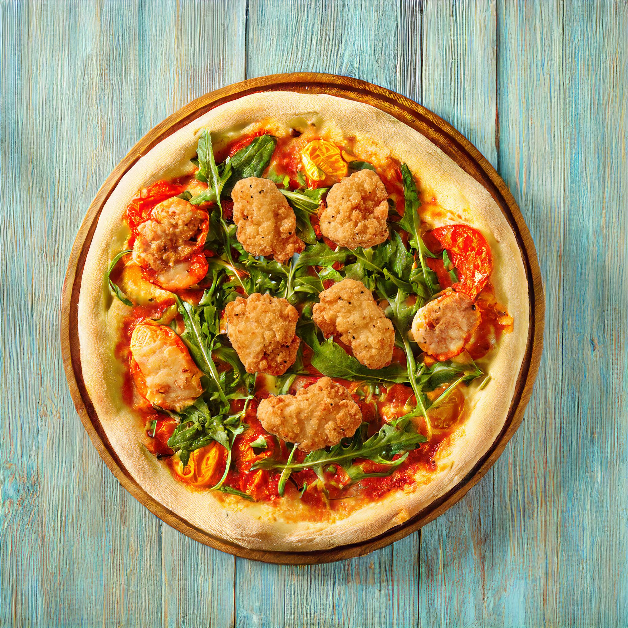 Gluten Free Garlic Parm Chicken Pizza