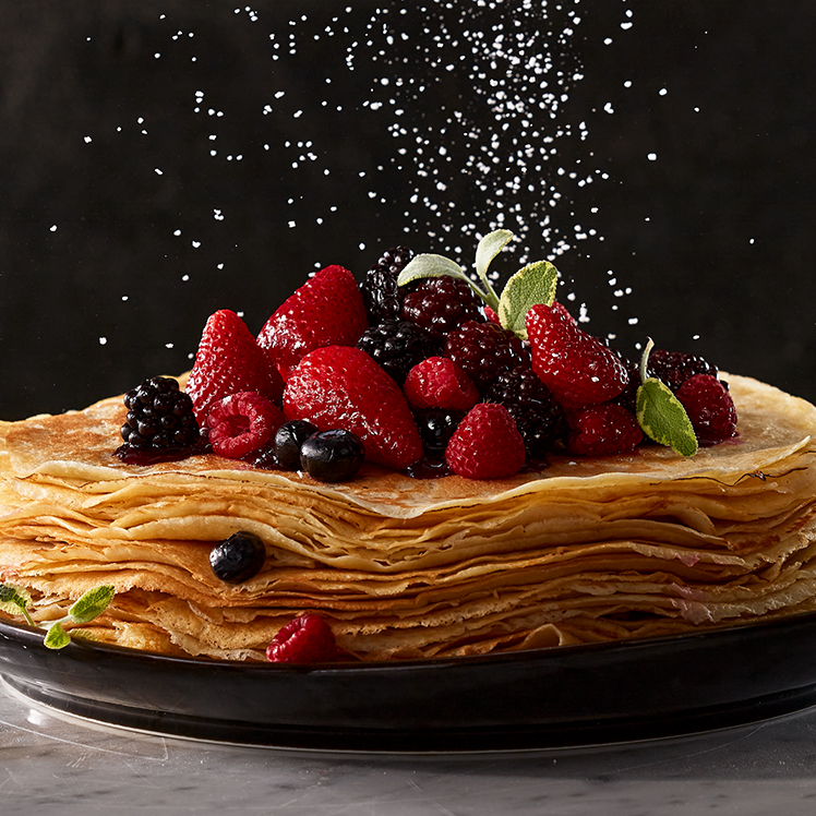 Mixed Berry Crepe Gateaux Recipe