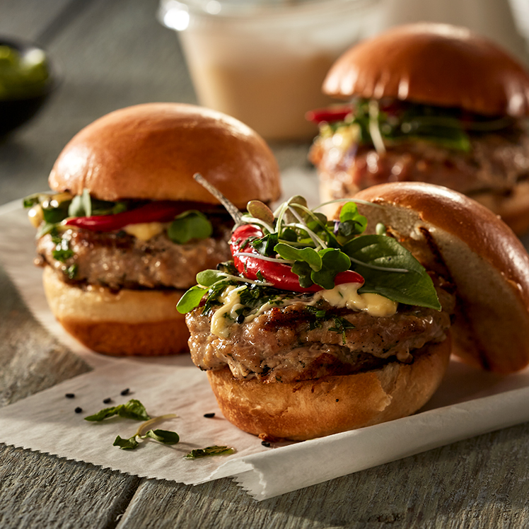 Yellowfin Tuna Sliders with Sesame Ginger Aioli
