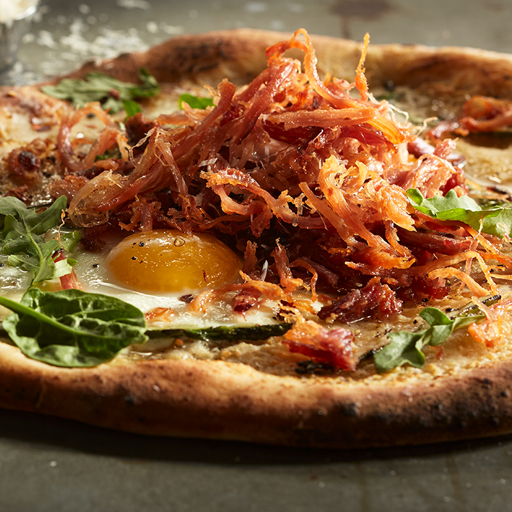 Pulled Bacon and Egg Pizza Recipe