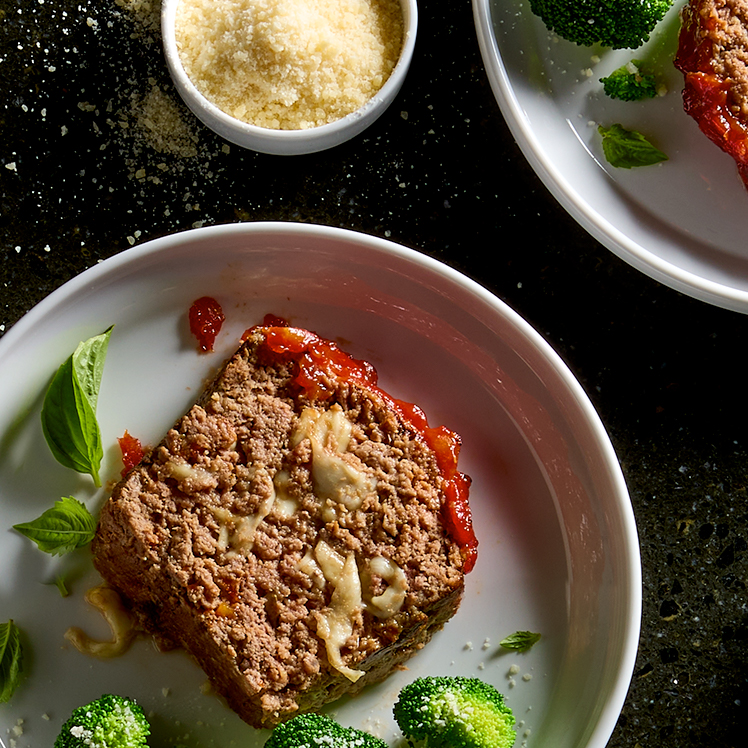 Mozzarella Stuffed Meatloaf