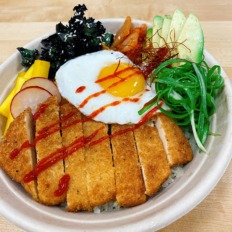 Vegetarian Chik’n Bibimbop