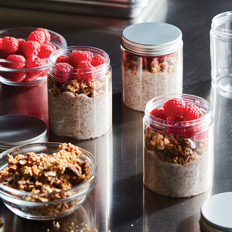 Raspberry Chia Pudding