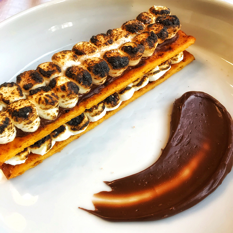 Gluten Free Sweet Potato Flatbread S'mores