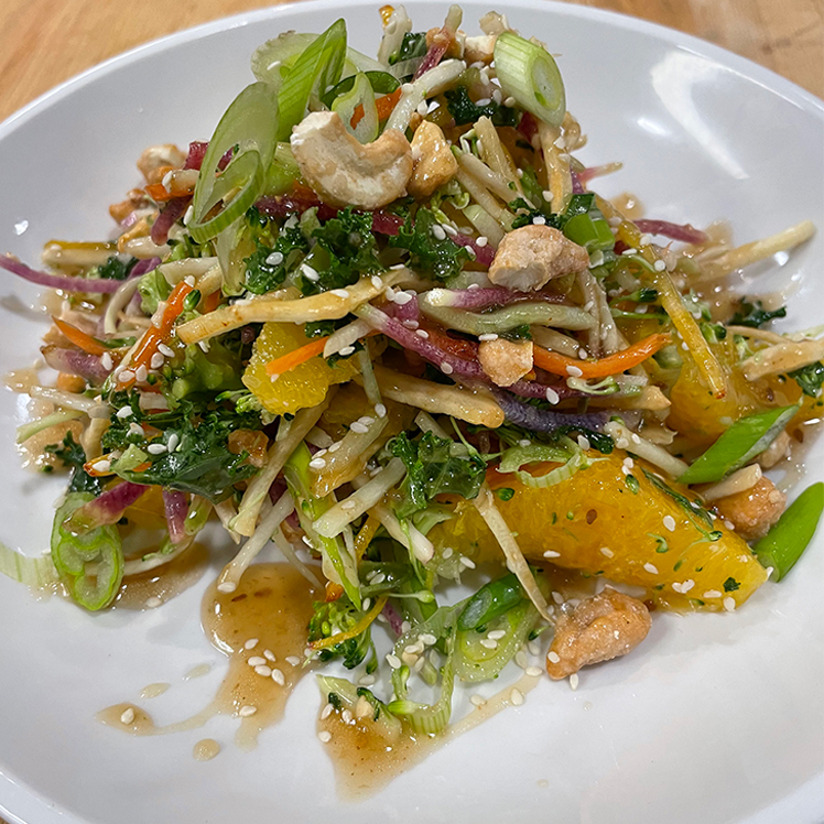 Orange Cashew Broccoli Salad