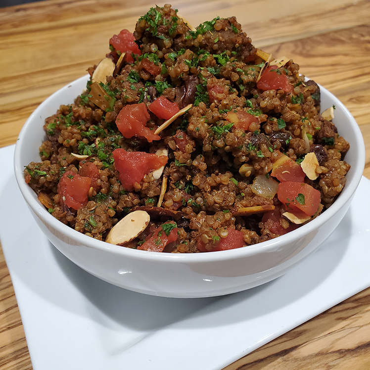 Quinoa Crumble Picadillo