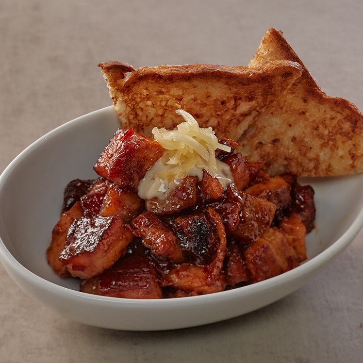 Sticky Bourbon Pork Belly