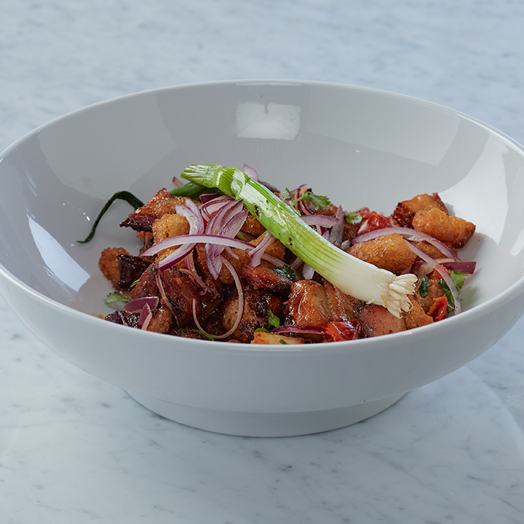 Korean Piggy Panzanella