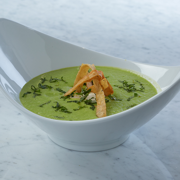 Spring Pea and Mint Soup