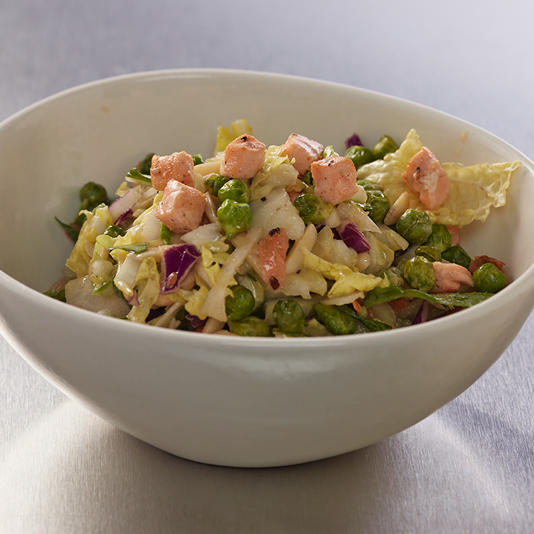 Napa Cabbage Grilled Salmon and Citrus Salad