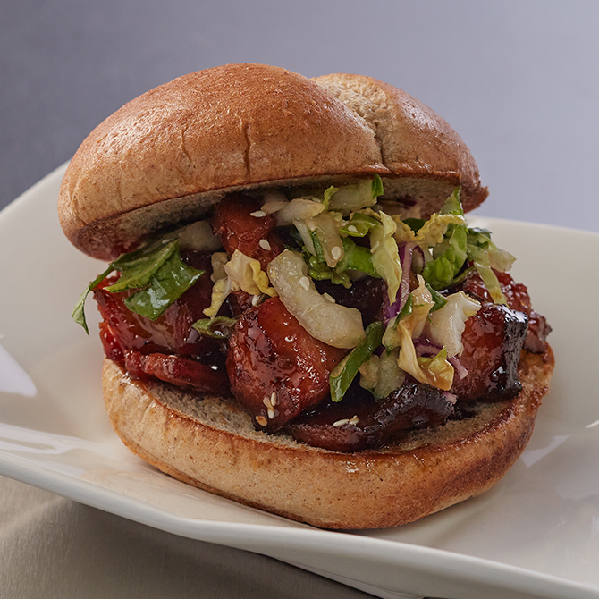 Korean Roasted Pork Belly Sandwich