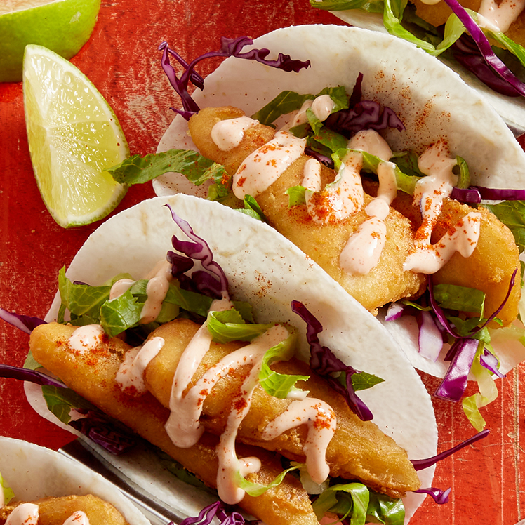 Baja Crispy Pollock Tacos