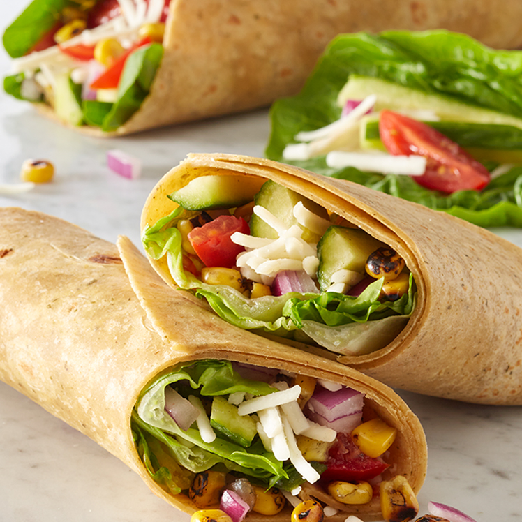 Vegan Spring Vegetable Wrap