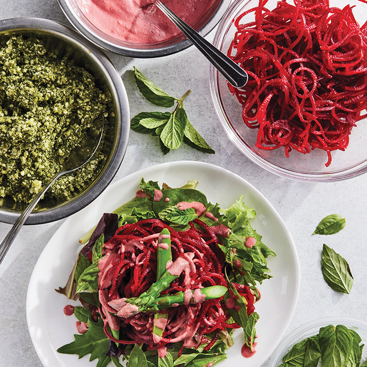Beet Noodle Salad