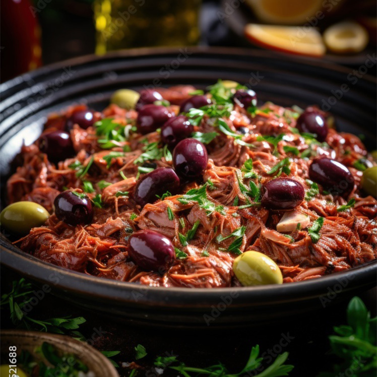 Cavatappi with Crab Claw Puttanesca