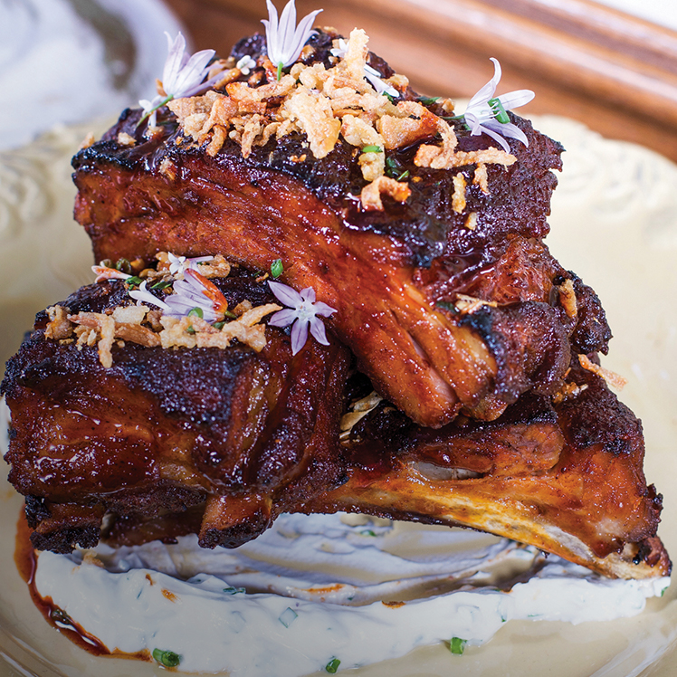 Sherry-Glazed Pork Ribs