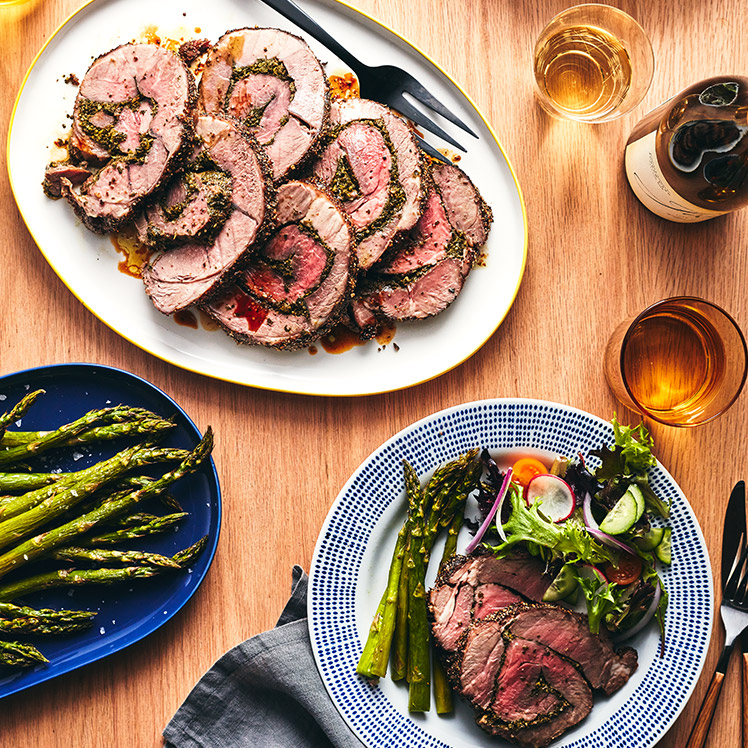 Roasted Lamb with Schug