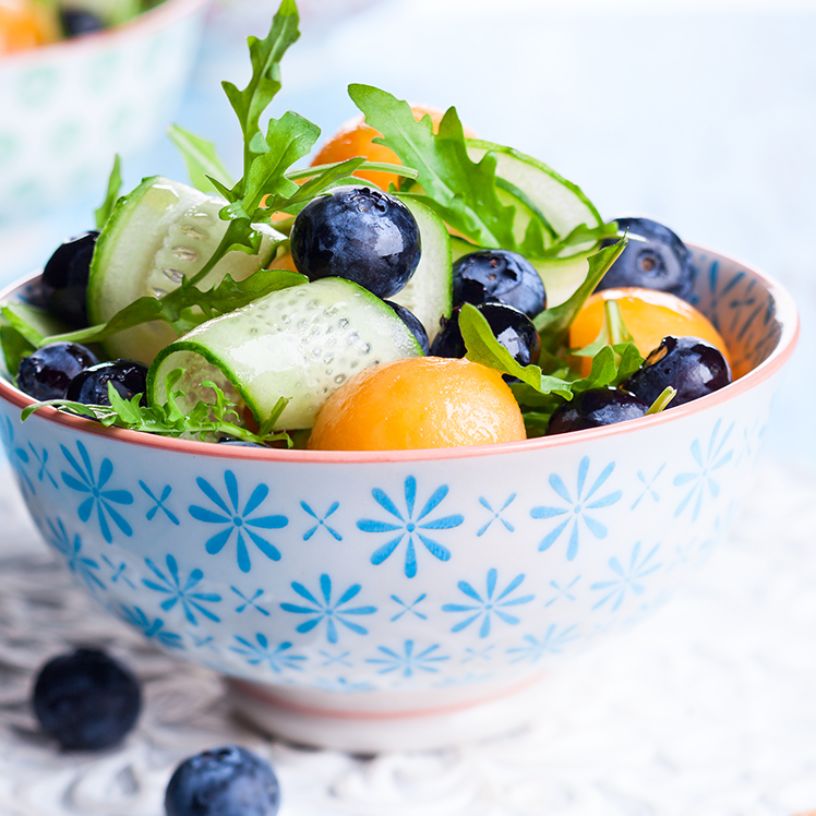Blueberry and Cucumber Salad