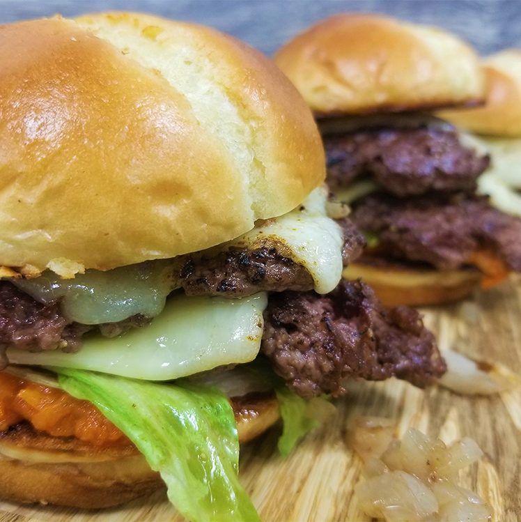 Smashburger Sliders with Tomato Jam