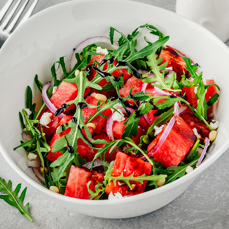 Watermelon and Arugula Salad