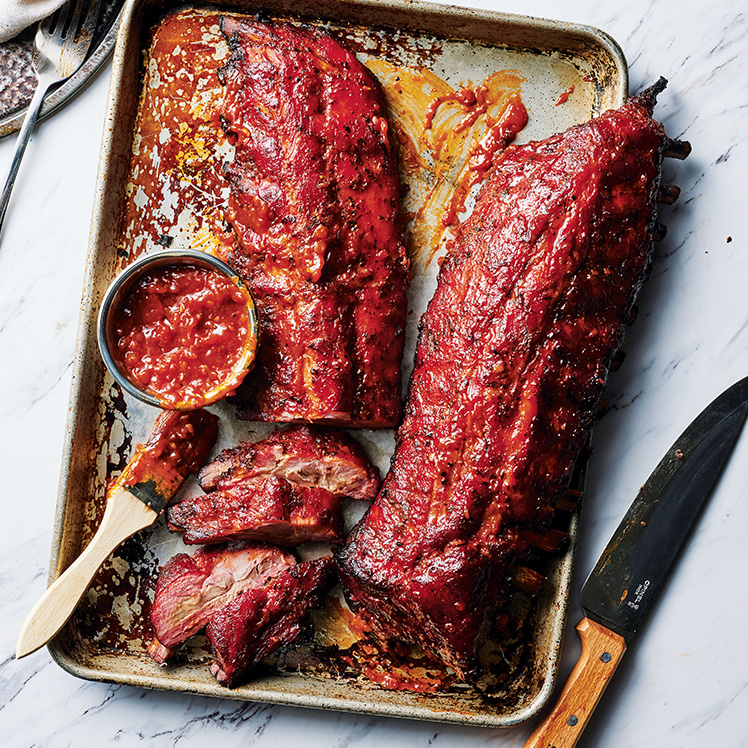 Charcoal Smoked Baby Back Vindaloo Pork Ribs 