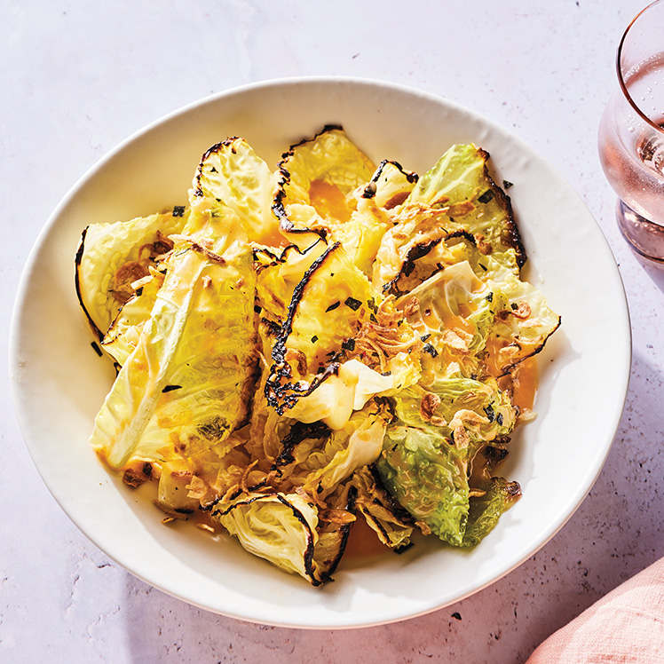 Charred Cabbage with Ssamjang Butter