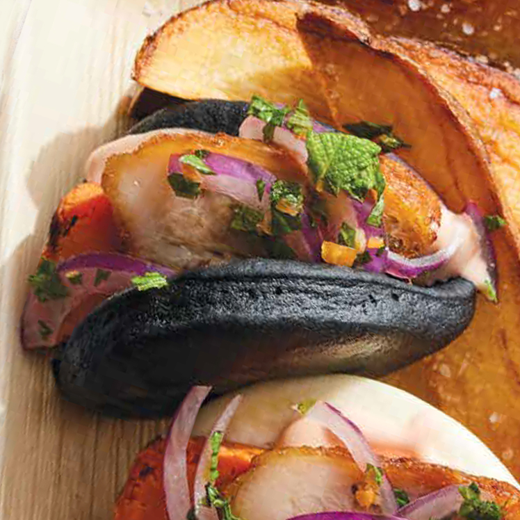 Black Steamed Bao Recipe