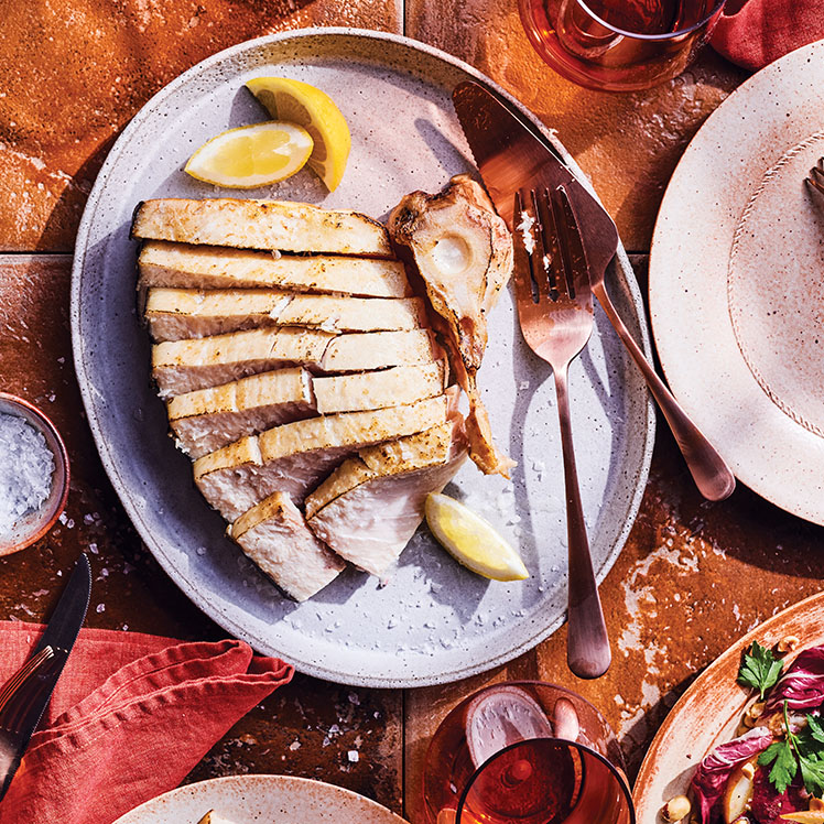 Simple Aged Swordfish Steak