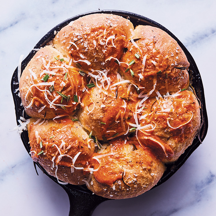 Pull-Apart Focaccia with Romesco