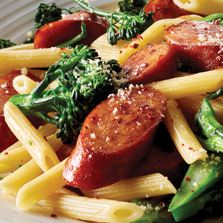 Chicken Sausage Penne Pasta