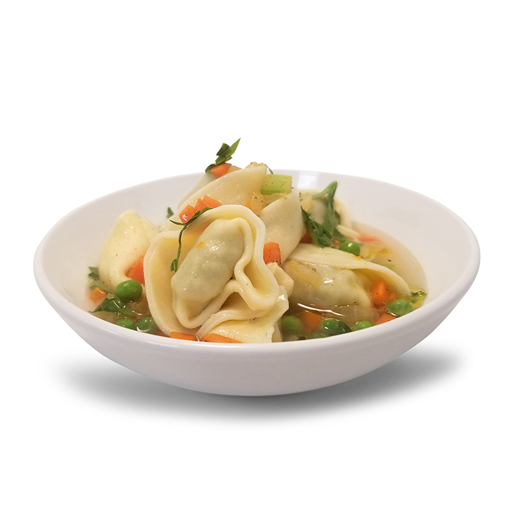 Chicken and Garden Vegetable Tortelloni Soup