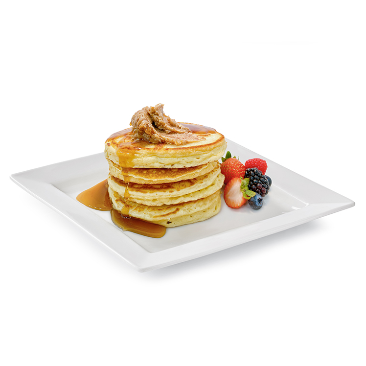 Buttermilk Waffles with Bacon Jam Butter