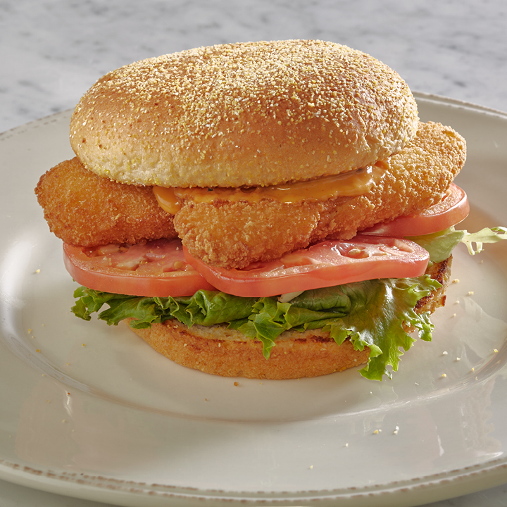 Fish and Chips Sandwich