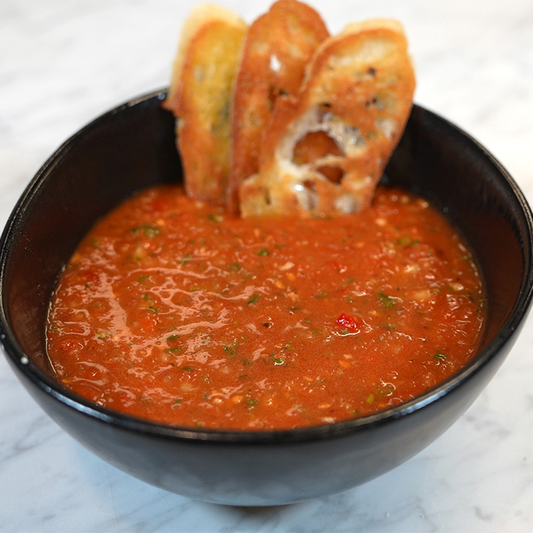 Tomato Basil Gazpacho Recipe