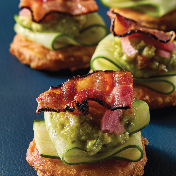 Fried Sweet Potato Canape Recipe